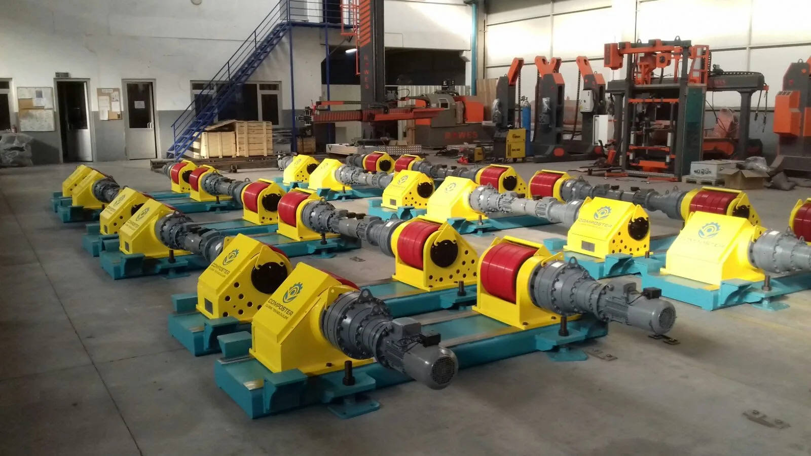 Bioreaktör kompost tamburu gübre tamburu montaj kurulum aşamaları 3